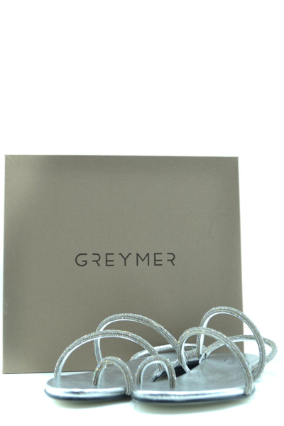 Shop Greymer Sandals In Silver