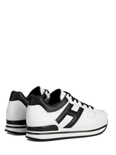 Shop Hogan H222 White Sneakers