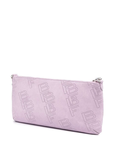 Shop By Far Holly Crossbody Bag With Logo In Violet