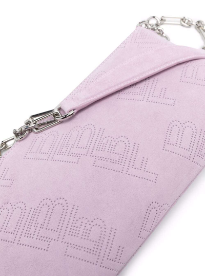 Shop By Far Holly Crossbody Bag With Logo In Violet