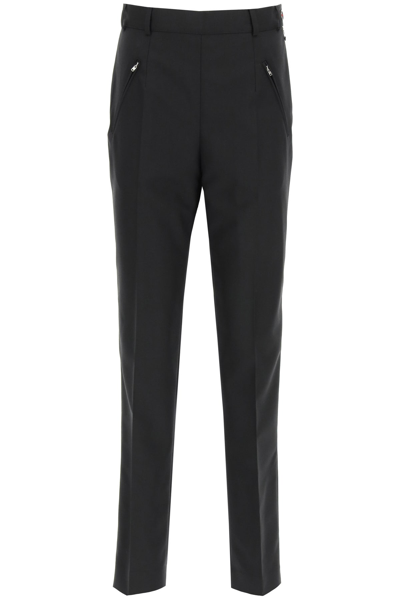 Shop Maison Margiela Icons Trousers In Black