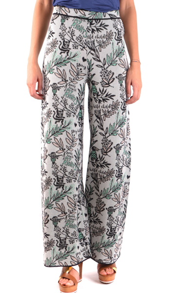 Shop Missoni Trousers In Gray