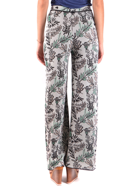 Shop Missoni Trousers In Gray