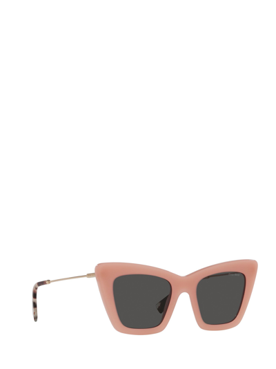 Shop Miu Miu Eyewear Sunglasses In Opal Pink