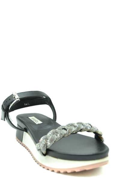 Shop Ninalilou Sandals In Black