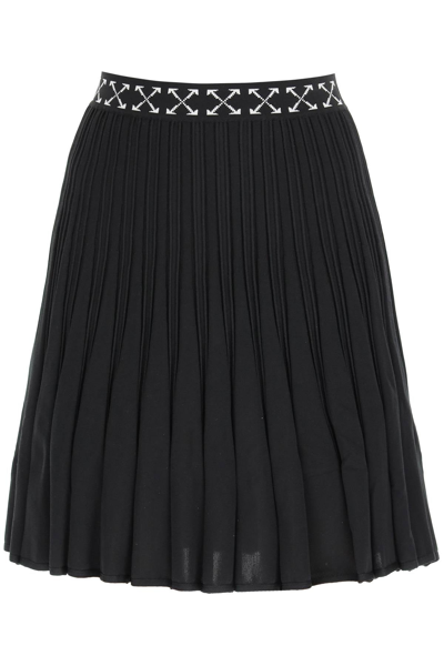 Shop Off-white Bold Skirt In Mixed Colours
