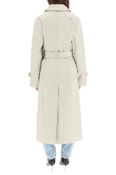 Shop Off-white Organic Cotton Trench Coat In Mixed Colours