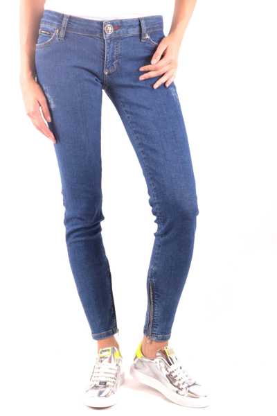 Shop Philipp Plein Jeans In Blue