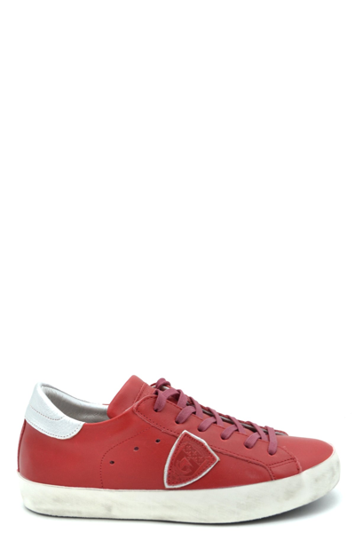 Shop Philippe Model Sneakers In Red