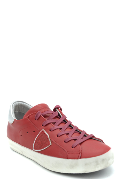 Shop Philippe Model Sneakers In Red