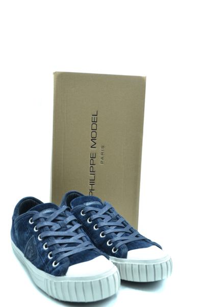 Shop Philippe Model Sneakers In Blue