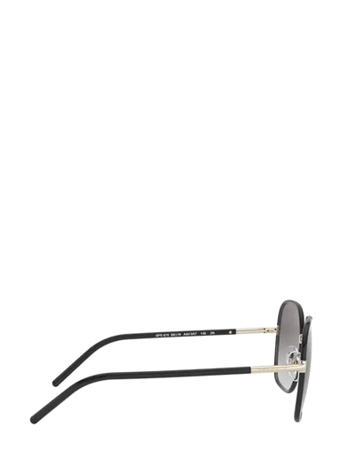 Shop Prada Eyewear Sunglasses In Pale Gold / Black