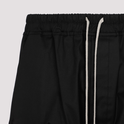 Shop Rick Owens Cotton Cargo Pants In Black