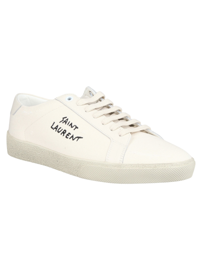 Shop Saint Laurent Sneakers Shoes In White