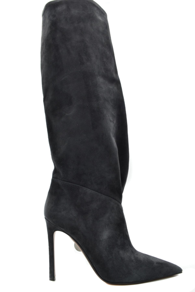 Shop Samuele Failli Boots In Gray