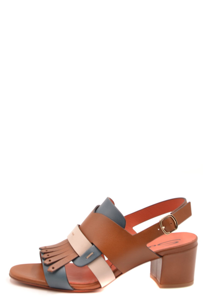 Shop Santoni Sandals In Multicolor