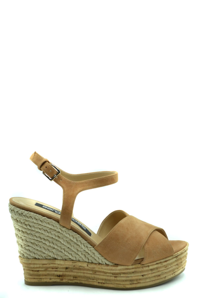 Shop Sergio Rossi Sandals In Beige