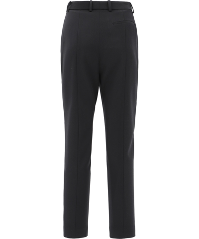 Alexander Mcqueen Virgin Wool Pants In Black  