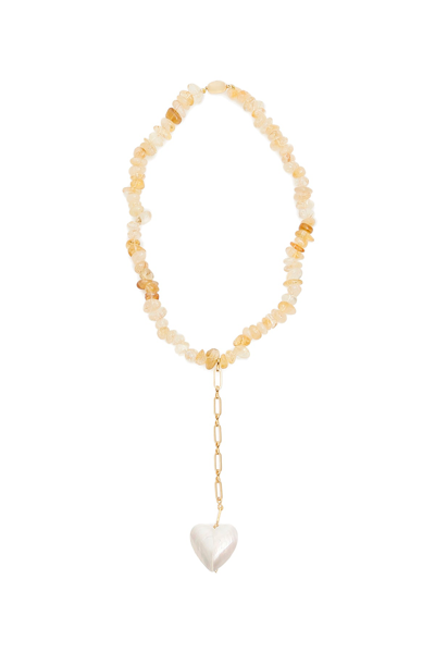 Shop Timeless Pearly Quartz Necklace In Mixed Colours