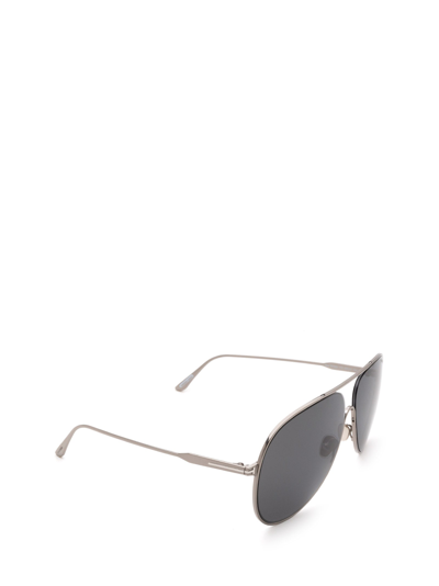 Shop Tom Ford Eyewear Sunglasses In Ruthenium