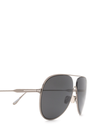 Shop Tom Ford Eyewear Sunglasses In Ruthenium