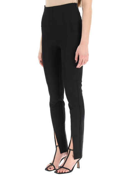 Shop Totême Toteme Skinny Trousers In Black