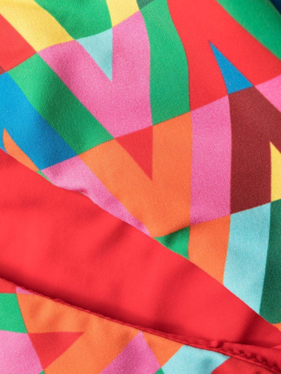 Valentino Archive Logo Print Bikini Set In Multicolour
