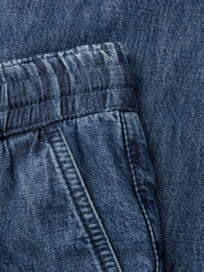 Shop Valentino Denim Pants Clothing In Blue