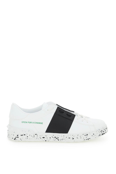 Shop Valentino Garavani 'open For A Change' Bio-based Sneakers In Mixed Colours