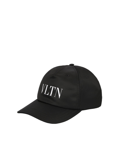 Shop Valentino Garavani Baseball Hat Vltn In Black