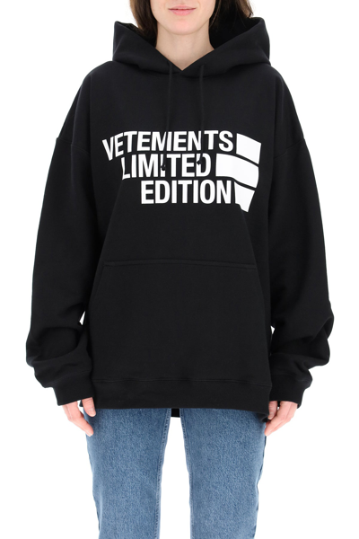 Shop Vetements Limited Edition Logo Print Oversized Sweatshirt In Mixed Colours