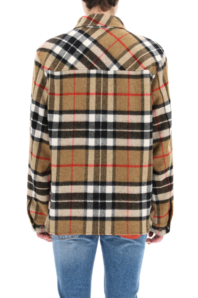 Shop We11 Done We11done Tartan Wool Anorak In Mixed Colours