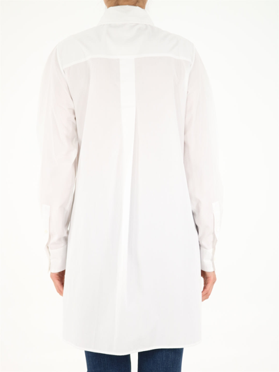 Shop Loewe White Patchwork Shirt