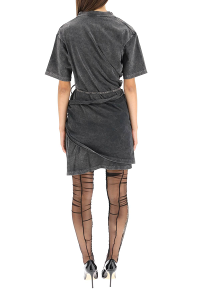 Shop Y/project Y Project T-shirt Mini Dress In Mixed Colours