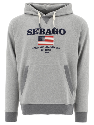 Shop Sebago "bowline" Hoodie In Grey