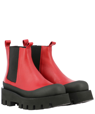 Shop Paloma Barceló "celine" Ankle Boots In Red