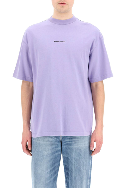 Shop A Better Mistake Creative Disobedience T-shirt In Purple