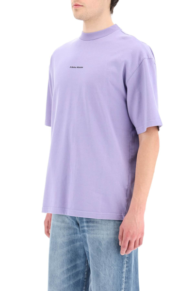 Shop A Better Mistake Creative Disobedience T-shirt In Purple