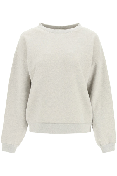 Shop Agolde Nolan Boxy Sweatshirt In Grey