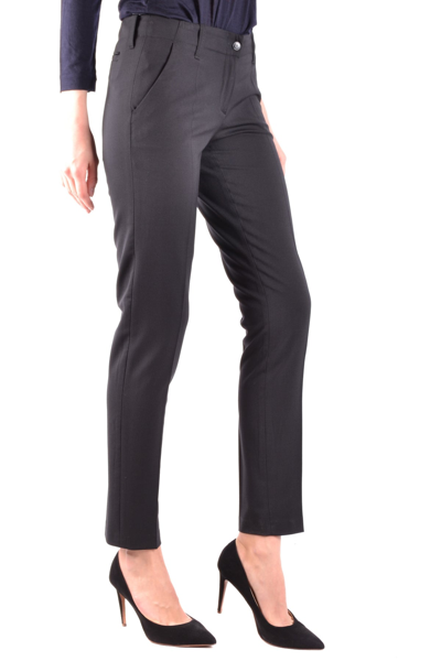 Shop Armani Jeans Trousers In Black