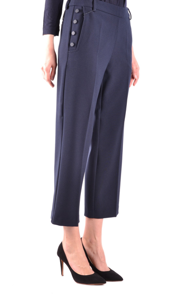 Shop Armani Jeans Trousers In Blue