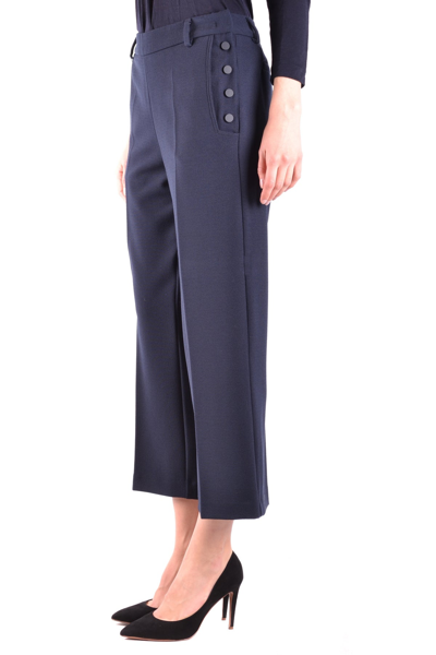 Shop Armani Jeans Trousers In Blue