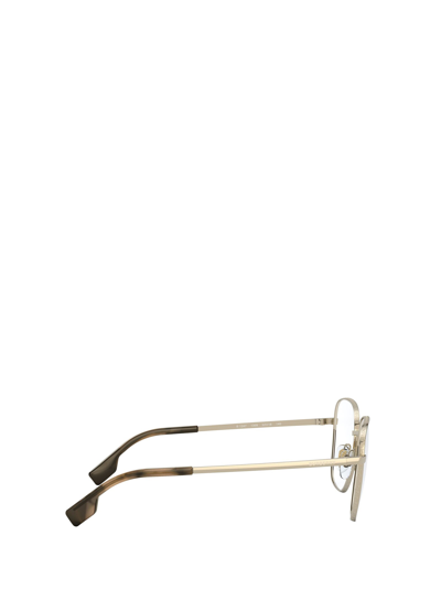 Shop Burberry Eyeglasses In Pale Gold