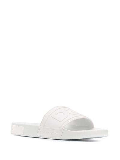 Shop Dolce & Gabbana Sandals White