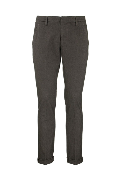 Shop Dondup Gaubert - Slim-fit Jersey Trousers In Grey