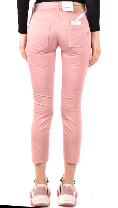 Shop Dondup Trousers In Pink