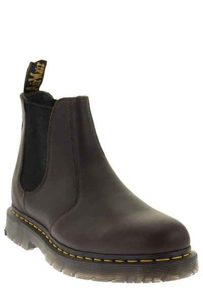 Shop Dr. Martens' Dr. Martens 2976 Chelsea - Snowplow Ankle Boot In Brown