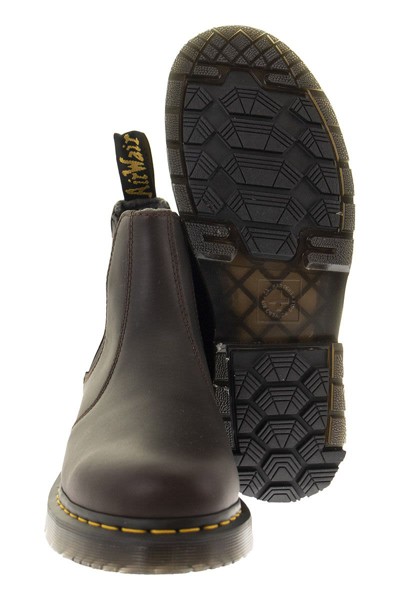 Shop Dr. Martens' Dr. Martens 2976 Chelsea - Snowplow Ankle Boot In Brown