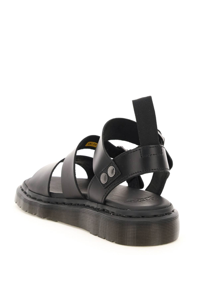 Shop Dr. Martens' Dr.martens Gryphon Brando Sandals In Black