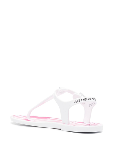 Shop Ea7 Sandals White